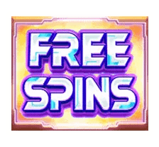 คริปโตโกลด์ สัญลักษณ์ Scatter ที่เป็นคำว่า Free Spins