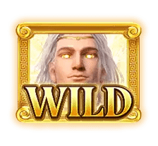 สัญลักษณ์ Wild เกมสล็อต Rise of Apollo